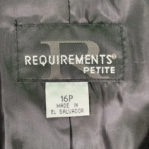 Requirements Petite Classic Black and Pink Plaid Tweed Jacket - Picture 13 of 14